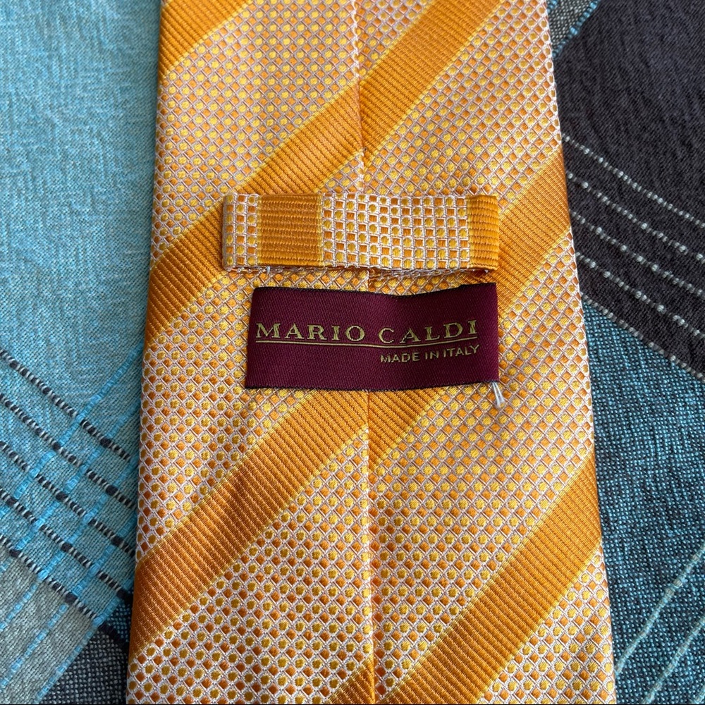 MARIO CALDI 100% silk pattern tie - Picture 8 of 10
